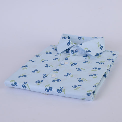 MK Sky Blue Berry Shirt